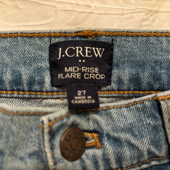 Mid rise flare crop jeans - Picture 2 of 2